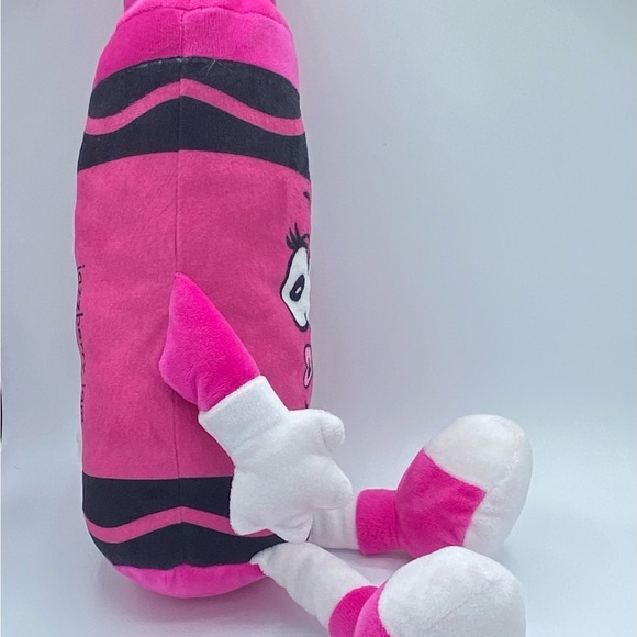 Crayola JAZZBERRY Plush JAM PINK CRAYON CHARACTER 18" Stuffed Iazberry iam Iazzy - Picture 2 of 10